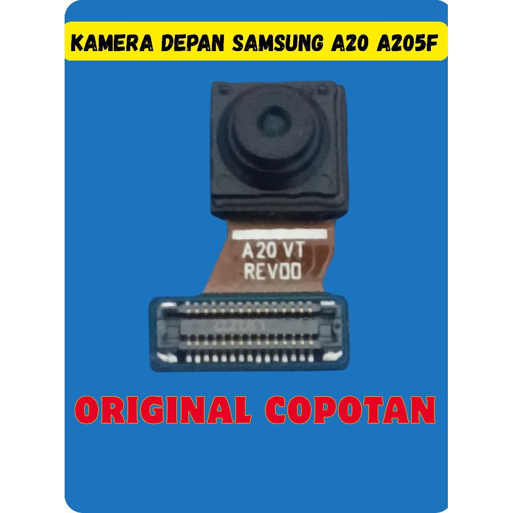 KAMERA DEPAN SAMSUNG A20 COPOTAN BAWAAN HP ORI