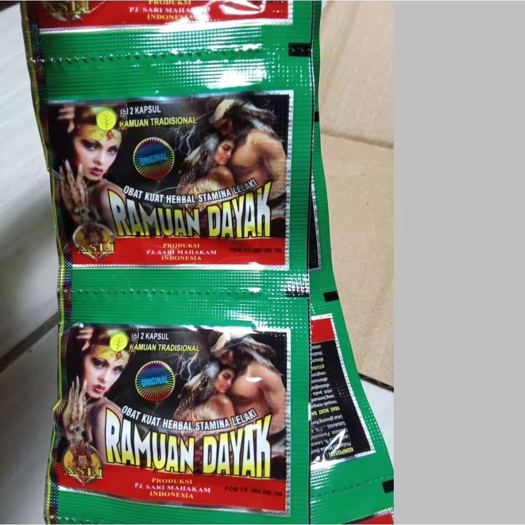RAMUAN DAYAK KAPSUL LELAKI PRIA PENAMBAH TENAGA DAN KEKUATAN