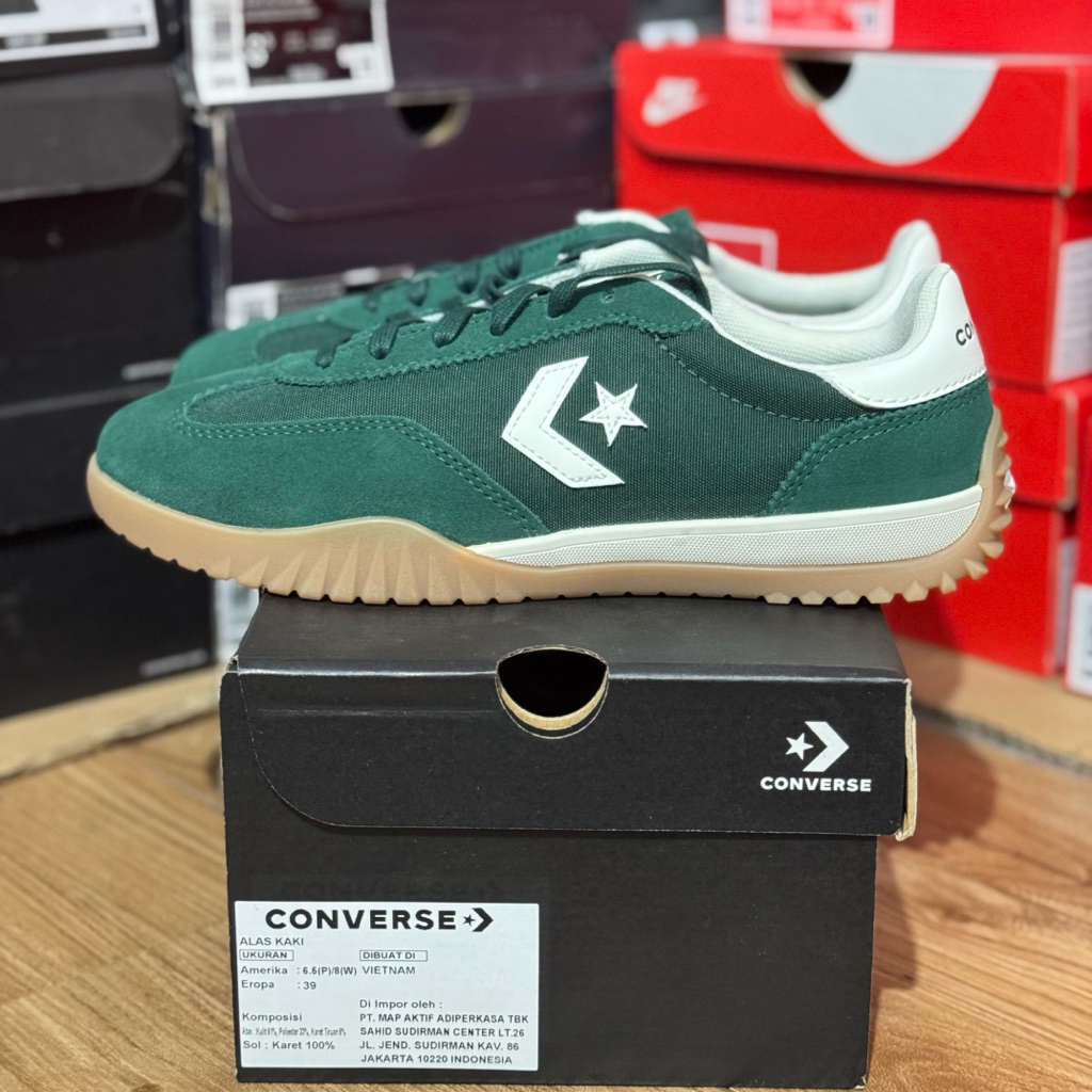 Converse Run Star Trainer OX Envy Green Resmi