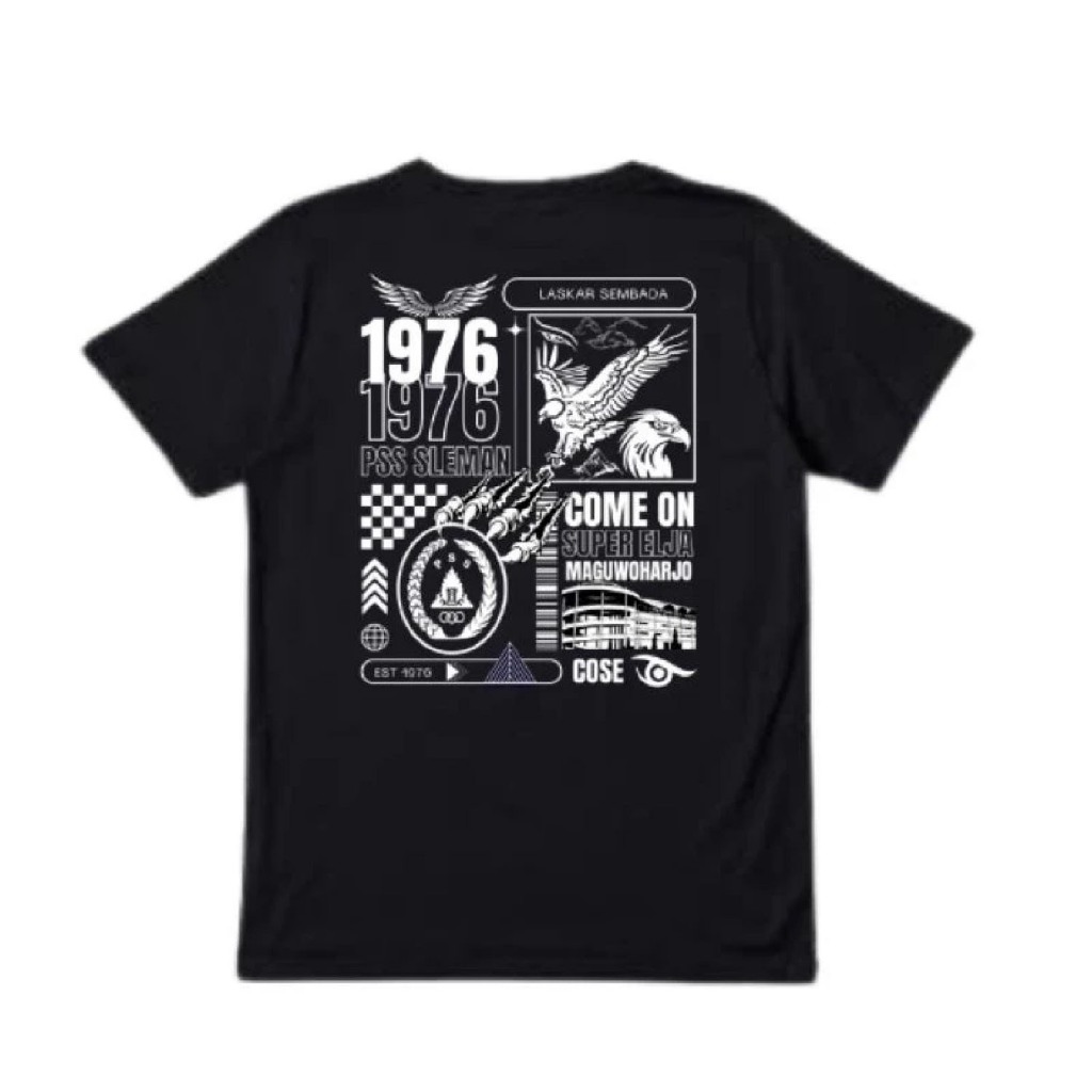 Kaos tshirt sleman fans 1976