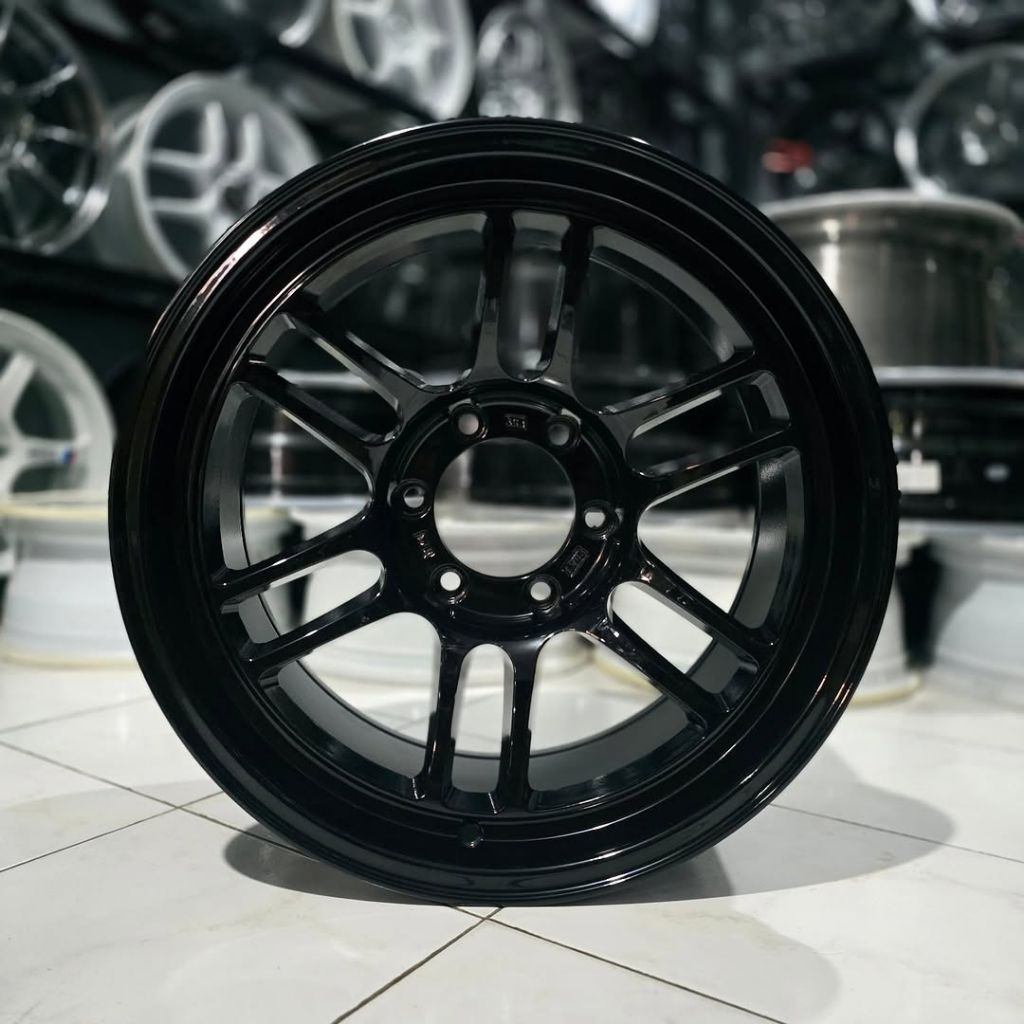 Velg Mobil R18 Enkei RPT1, Warna Black Glossy, Brand New