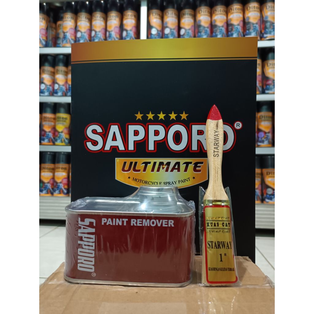 Paint Remover Sapporo + Kuas