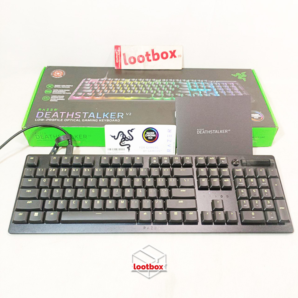 Razer DeathStalker V2 Low-Profile Optical Gaming Keyboard [SECOND]