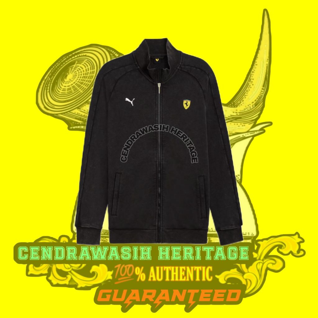 Puma Scuderia Ferrari T7 Motorsport Track Jacket Black Original