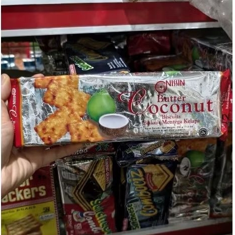 Nissin Butter Coconut Biskuit Roti Mentega Kelapa 200g