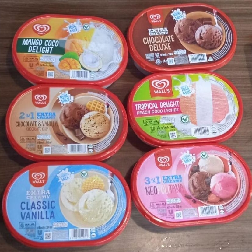 Ice Cream WALLS 700mL All Varian