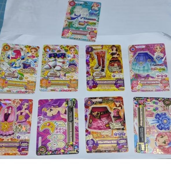 KARTU AIKATSU ORI SERBA 30RIBU SHINE COLLECTION OTOME, RAN, MIZUKI, SAKURA, MIYA BANDAI ORI CARD