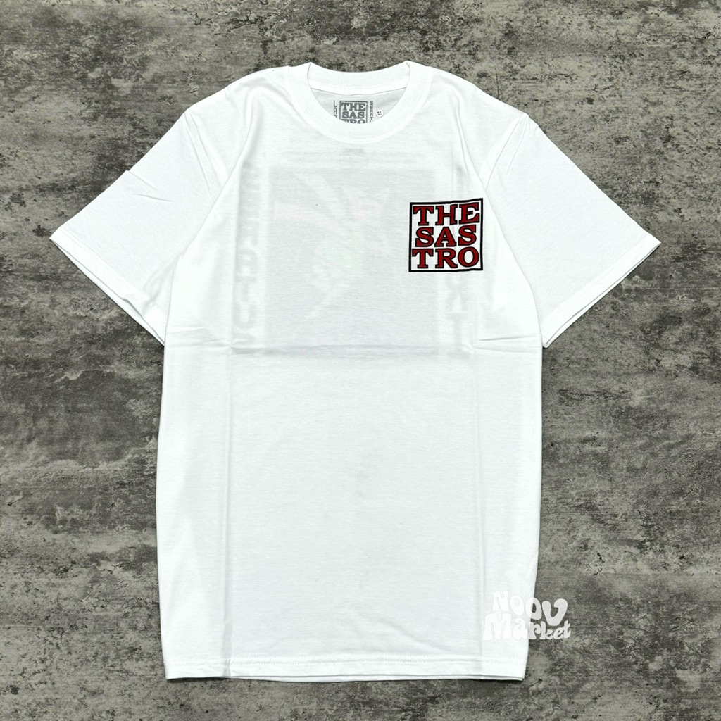 NOOV MUSIC Tshirt Baju Kaos The Sastro - Lari Seratus Remix Tshirt - White | Official Merchandise
