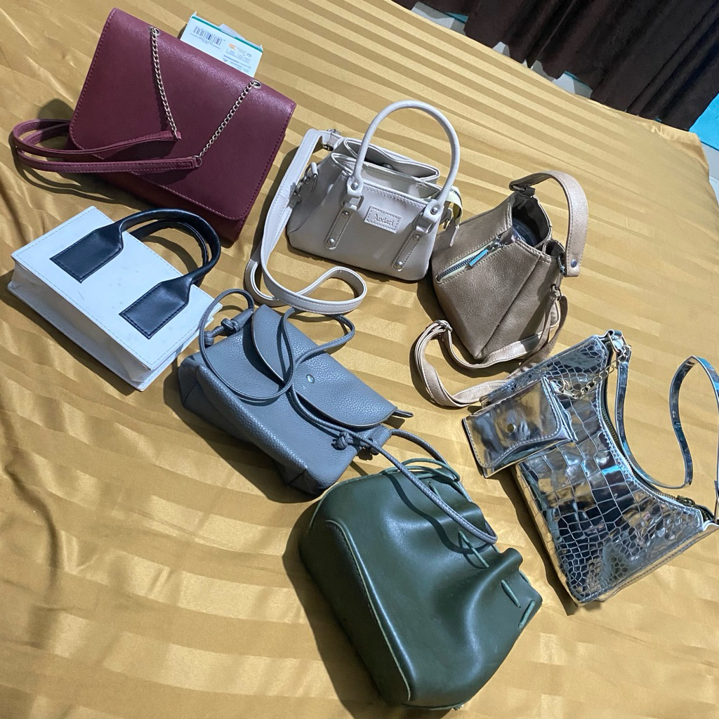 Preloved Tas Lokal | Tas no brand | Tas brand | Pinko bag | hnm | Andari room