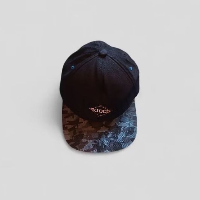 Topi Snapback Camo Black Navy Undercontrol Cap
