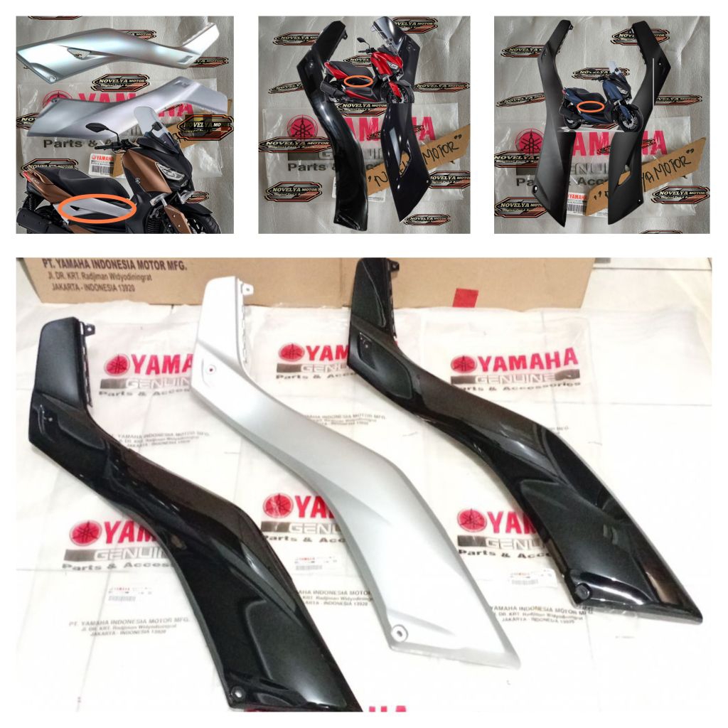 BODY COVER SIDE SAMPING TENGAH, DELTABOX BODY TENGAH X MAX XMAX OLD V1 LAMA 2017-2022 KANAN KIRI ORI