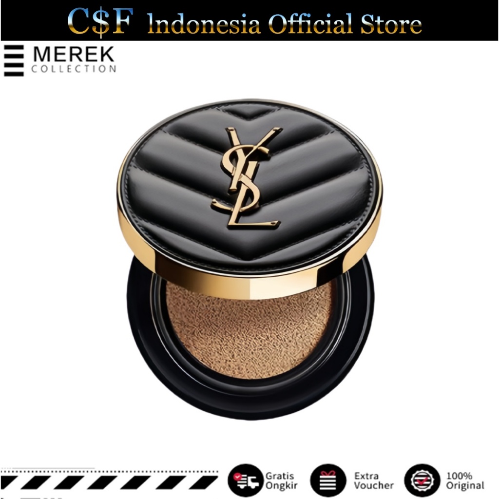 100% Original/YSL Cushion Le Cushion Encre De Peau YSL Luminous Matte Cushion Foundation SPF PA++ Lo