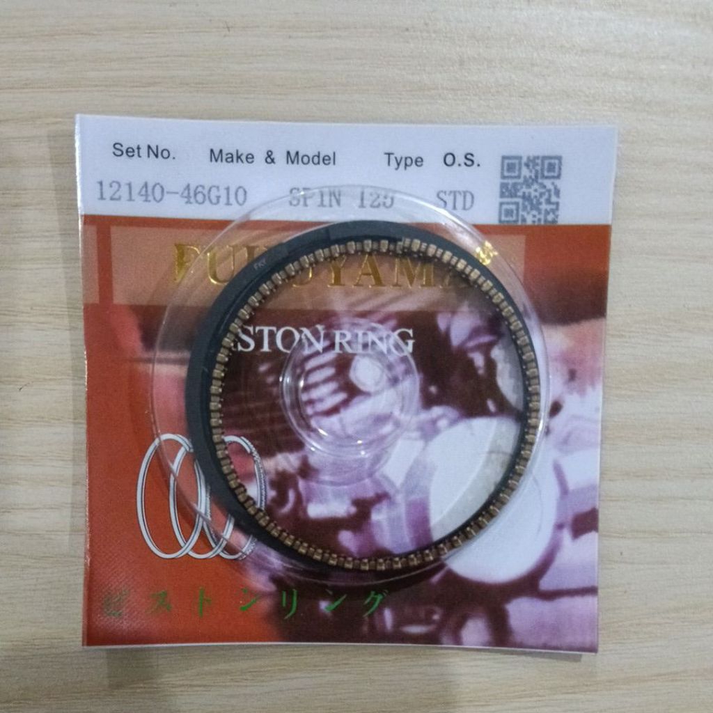 Ring Piston Cincin Piston Spin 125 Fukuyama Std