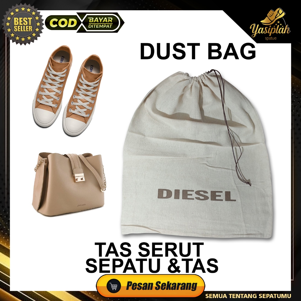 Tas serut DUSTBAG sepatu atau tas