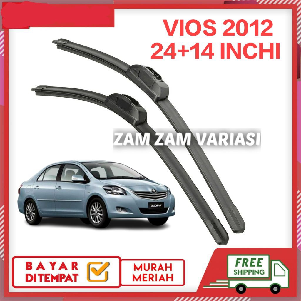 Wiper mobil vios 2012