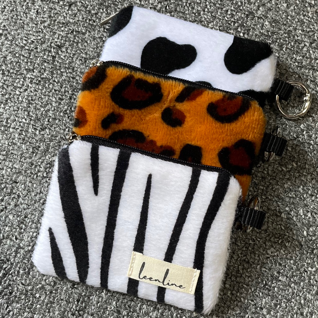 LeenLine Animal Printed Mini Coin Purse Dompet Koin AirPod Case