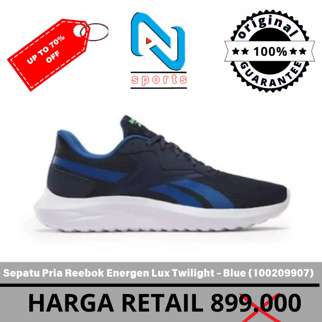 Sepatu Pria Reebok Energen Lux Twilight - Blue (100209907) Original 100%