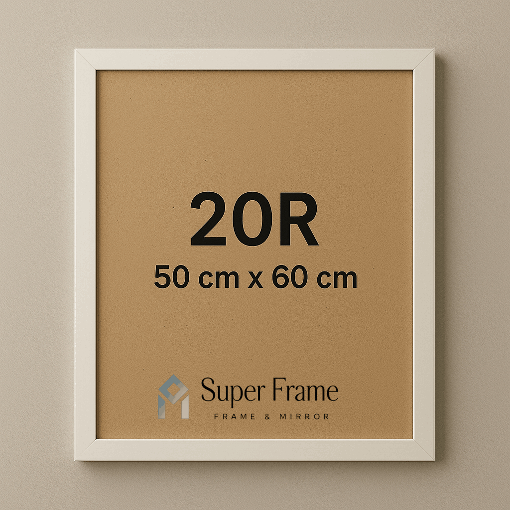 superframe - Frame Foto/ Bingkai Foto Ukuran 20R (50cm X 60cm) Plus Kaca