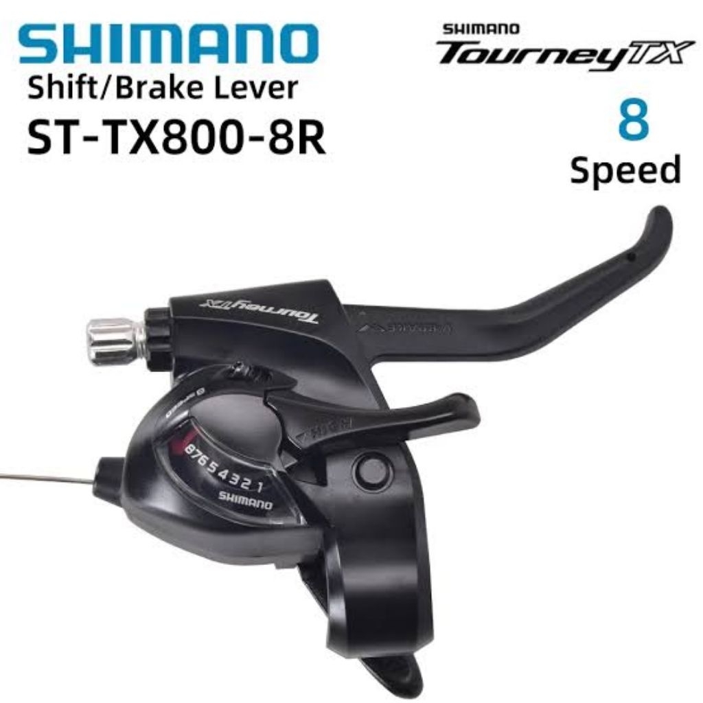 Shifter Shimano Tourney XT800 8speed Right ( kanan ) Original