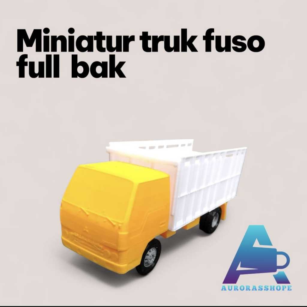 Mainan Truk Fuso Full Bak Pengangkut -aurorasshope-