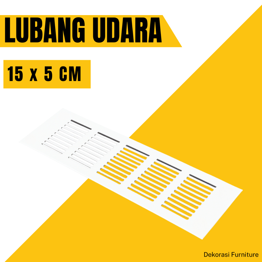 Lubang Udara Aluminium Ventilasi Udara Hawa 5 x 15 CM