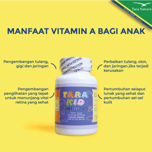 Tara Kid Vitamin Anak DHA Omega 3 Untuk Kecerdasan