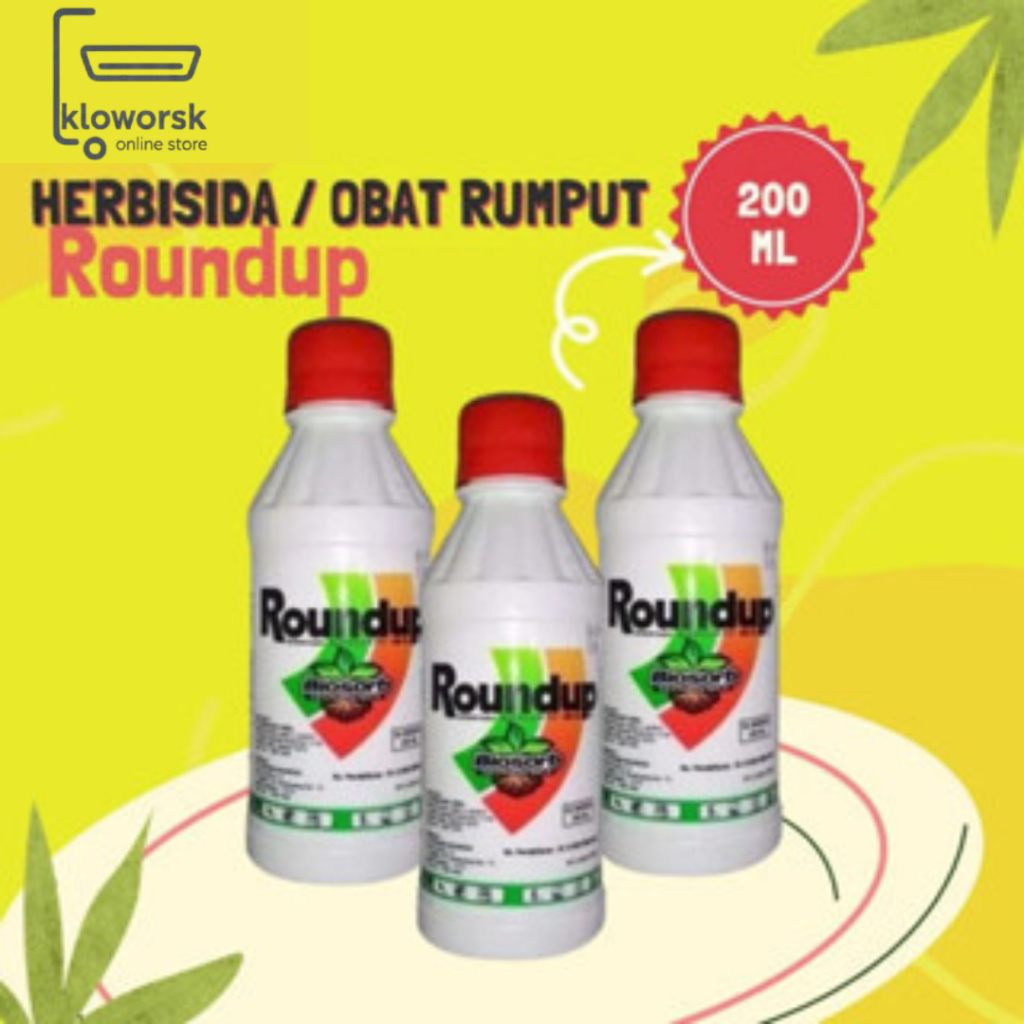 roundup 200 ml/roundup pembasmi rumput liar/roundup/roundup original