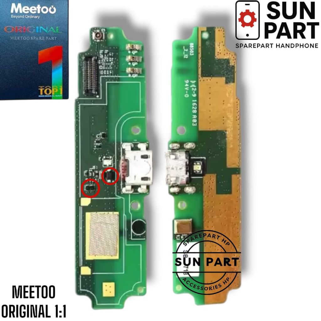 MEETOO | Flexibel Charger + IC XIAOMI REDMI 4A ORIGINAL 1:1 + MIC Full Komponen Aisi - Flexi Flexibl