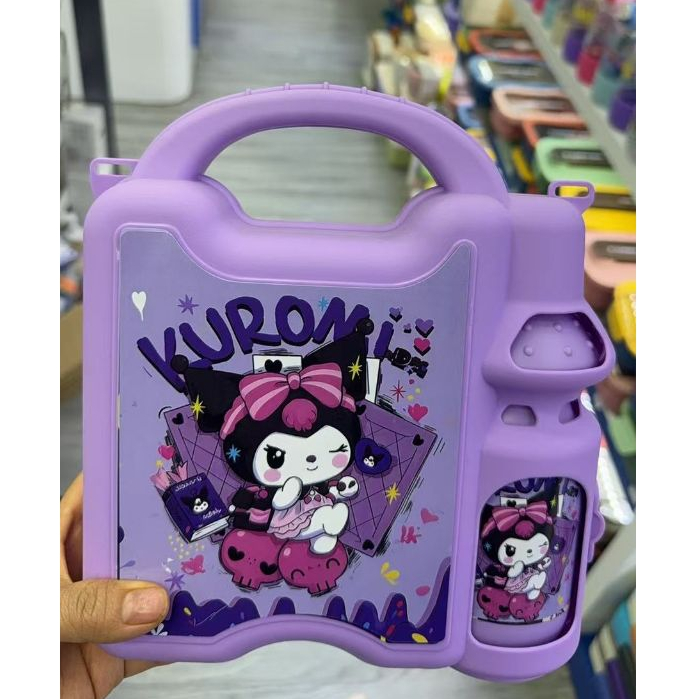 TEMPAT MAKAN/LUNCH BOX PORTABLE KARAKTER UNTUK SEKOLAH, KOTAK MAKAN SIANG PORTABLE