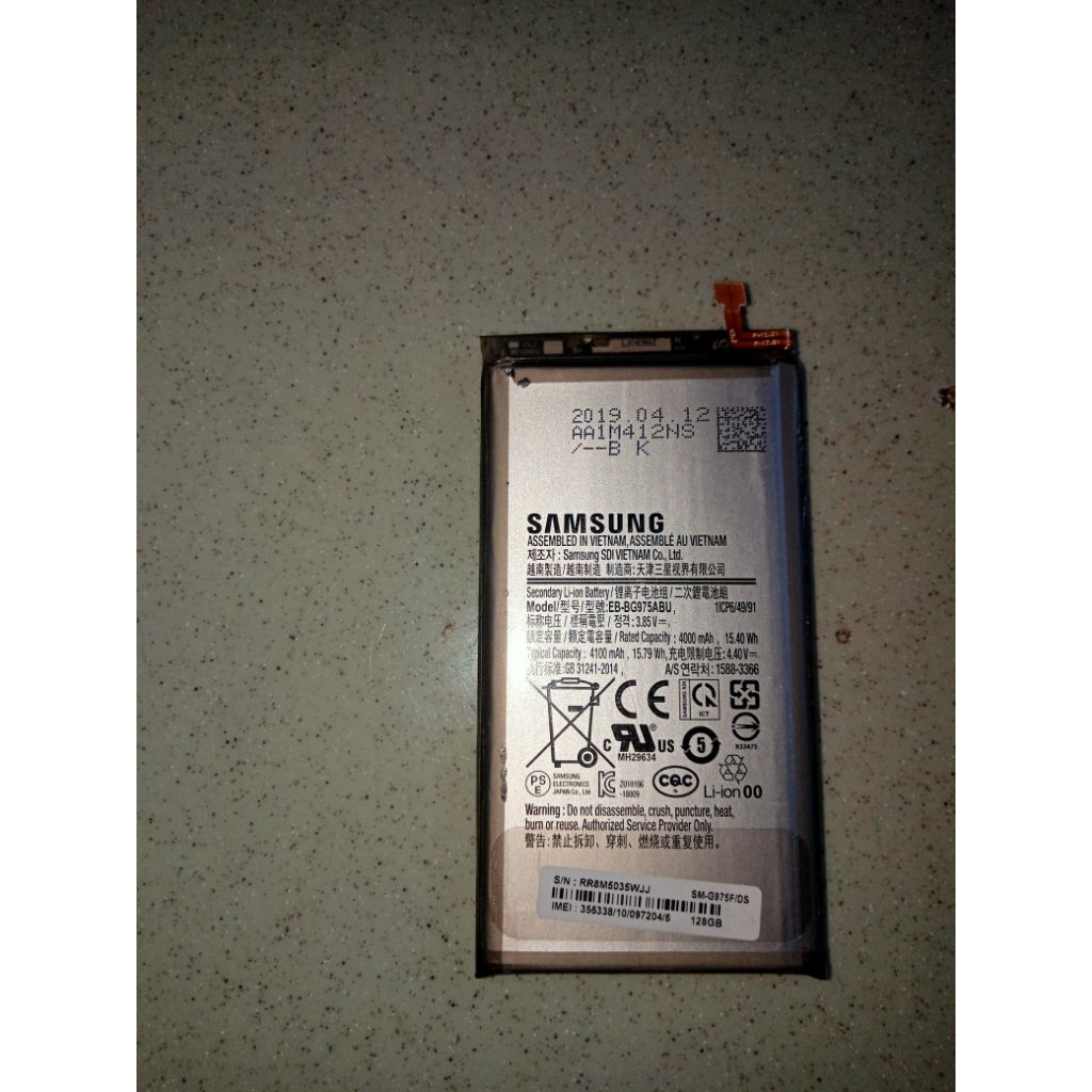 Batre Baterai Samsung galaxy s10+ /s 10+ /s plus