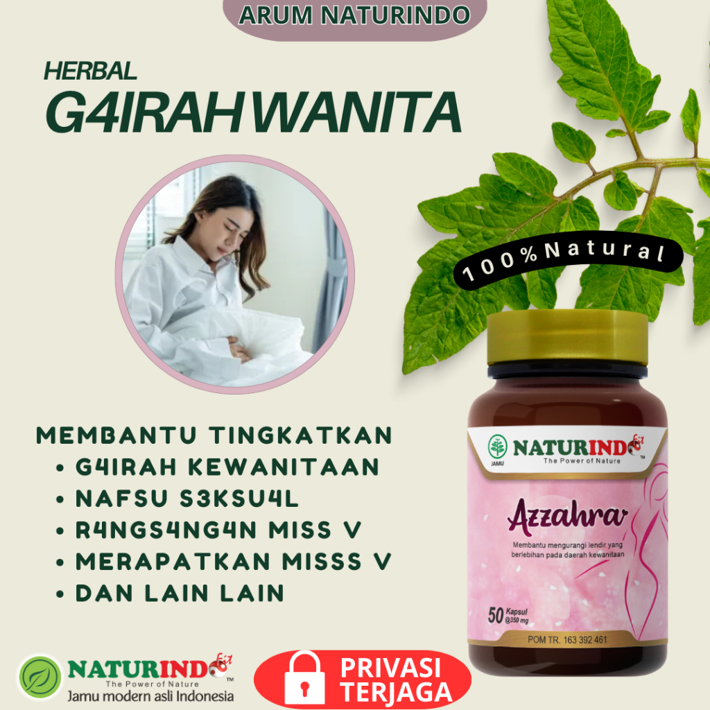Suplemen Penambah Gairah Wanita Tingkatkan Stamina Wanita Azzahra Naturindo