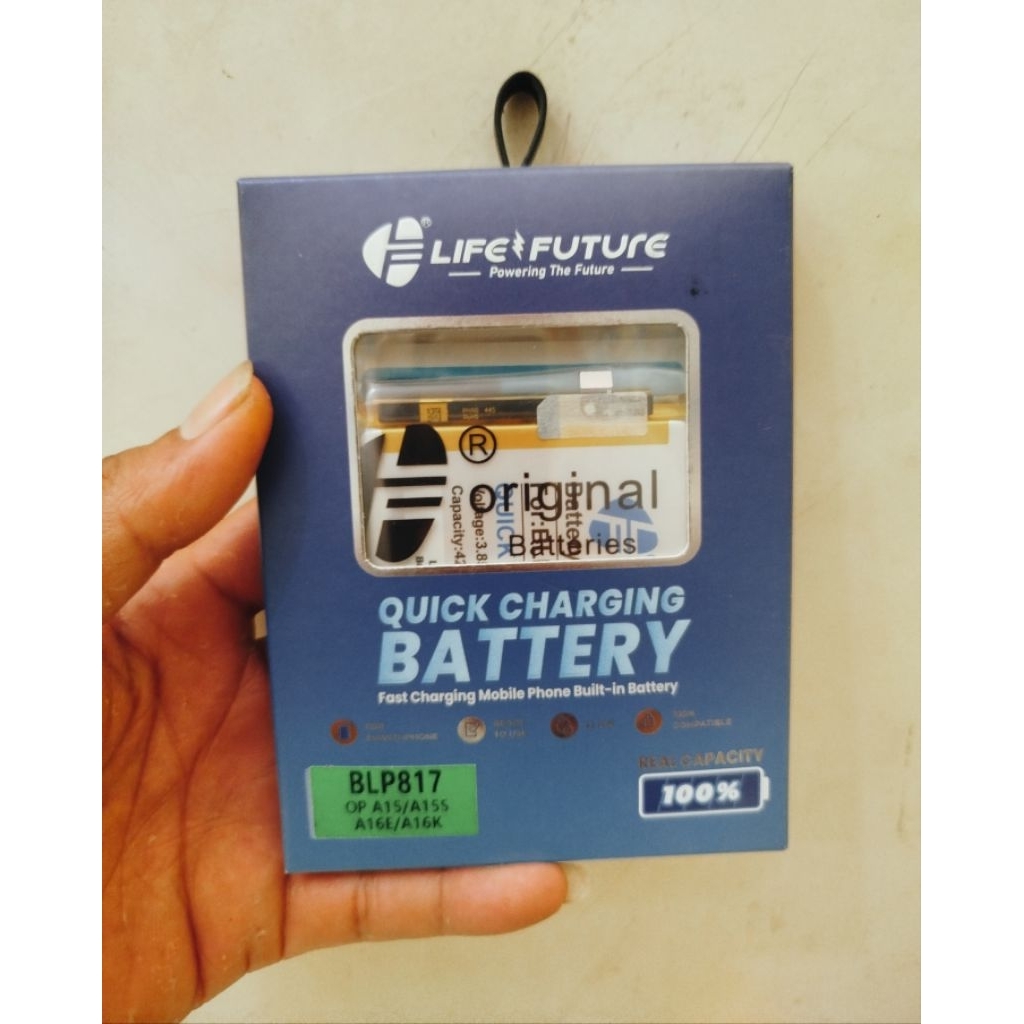 BATERAI ATAU BATRE DOBLE POWER DOUBLE IC LF BUAT OPPO A15/A15S/A16/A16E LIFE FUTURE