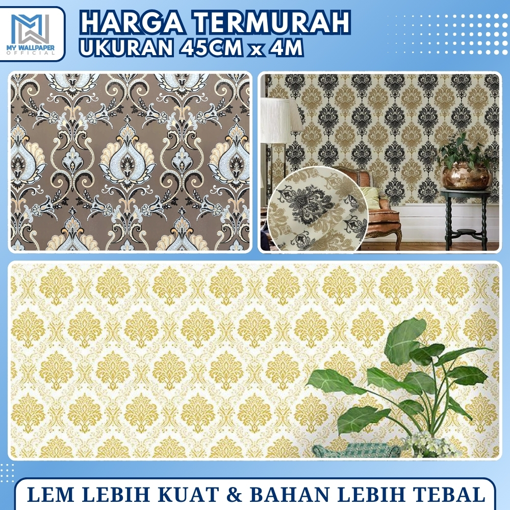 Wallpaper Dinding Kamar Tidur Motif Batik Coklat Wallpaper Dinding Ruang Tamu Motif Batik Coklat Vin