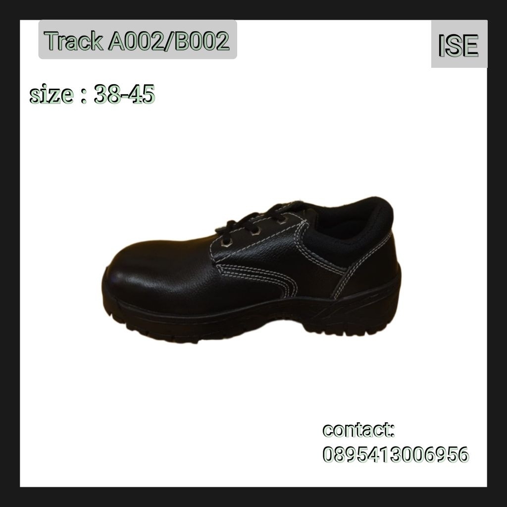 Sepatu Safety TRACK Raktayoo A002H sepatu proyek tali B002H - ORIGINAL