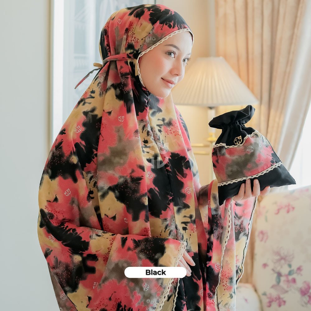 Koyu Hijab Mukena Traveling Motif Koyu