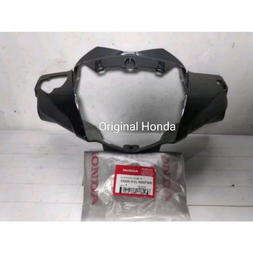 Cover hdl batok lampu depan Supra X 125 batman original hitam 53205 kvl N00fmb