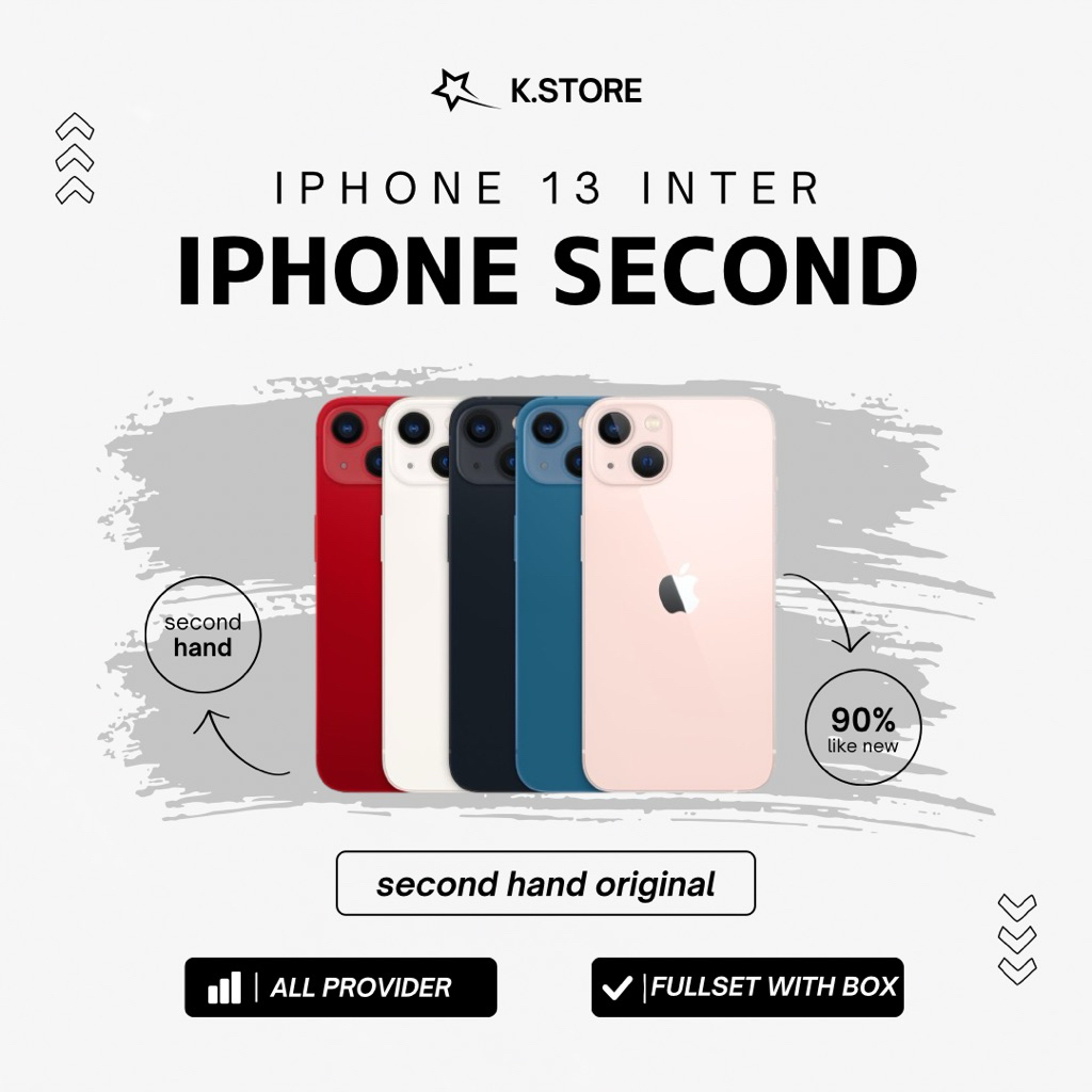 IPHONE 13 128, 256GB INTER SECOND