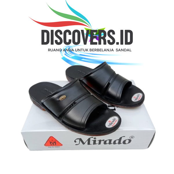 Mirado ban 2 Sandal Pria Kulit 100% Original 974
