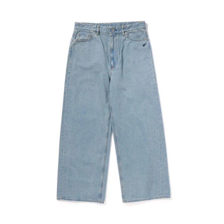 A Bathing Ape Original BAPE Sta Embroidery Baggy Denim Pants Ladies