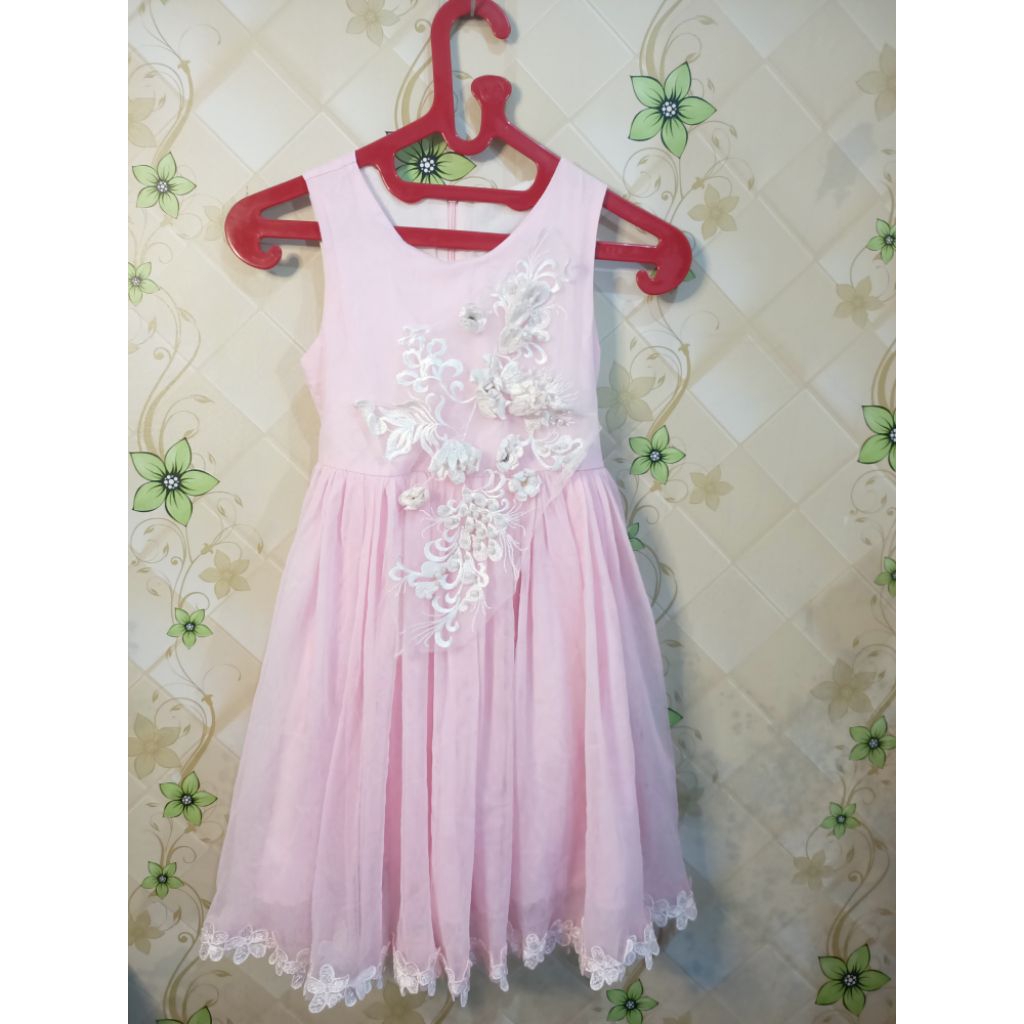 dress pink anak pl