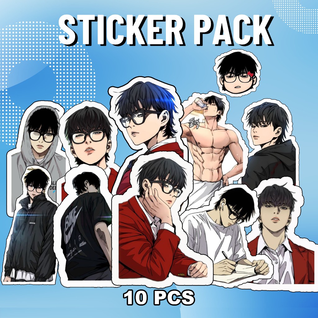 STIKER PACK JAY JO MANHWA WINDBREAKER 1 PACK ISI 10 PCS