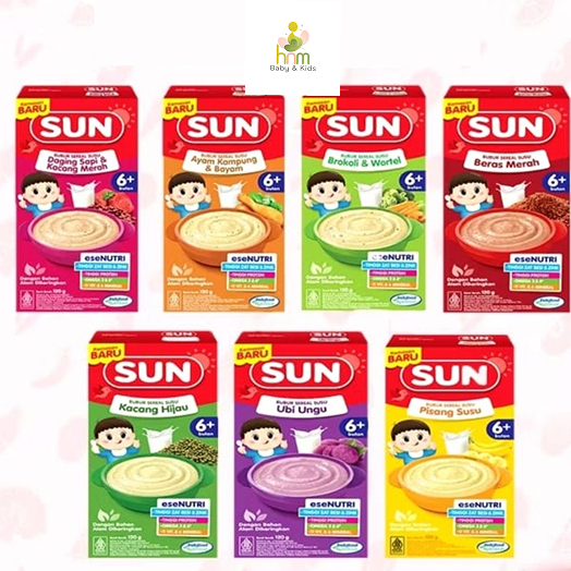 Sun Bubur Cereal Susu / Bubur Bayi 6m+