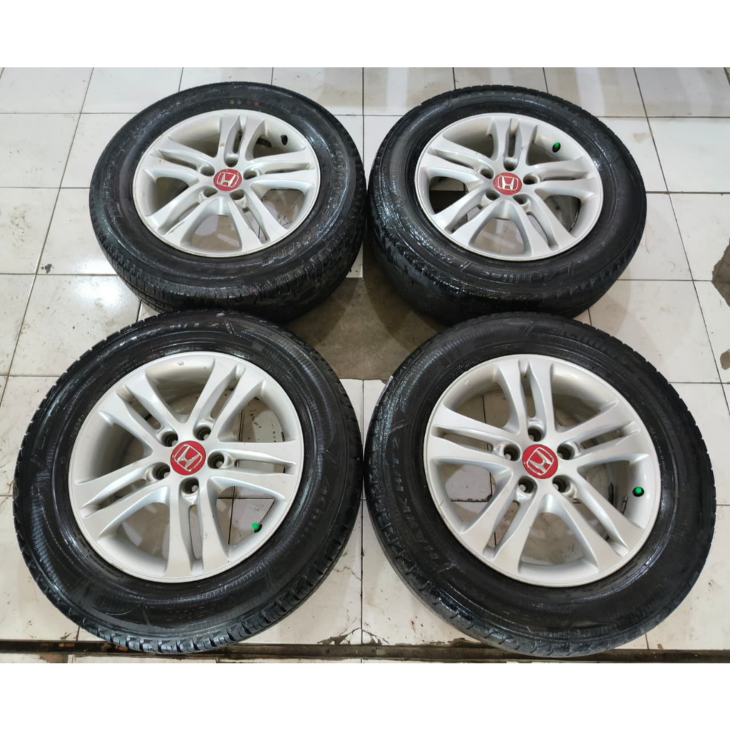 Velg Mobil Bekas Copotan Standar CRV Ring 17 Lobang 5x114,3 + Ban Layak Pakai
