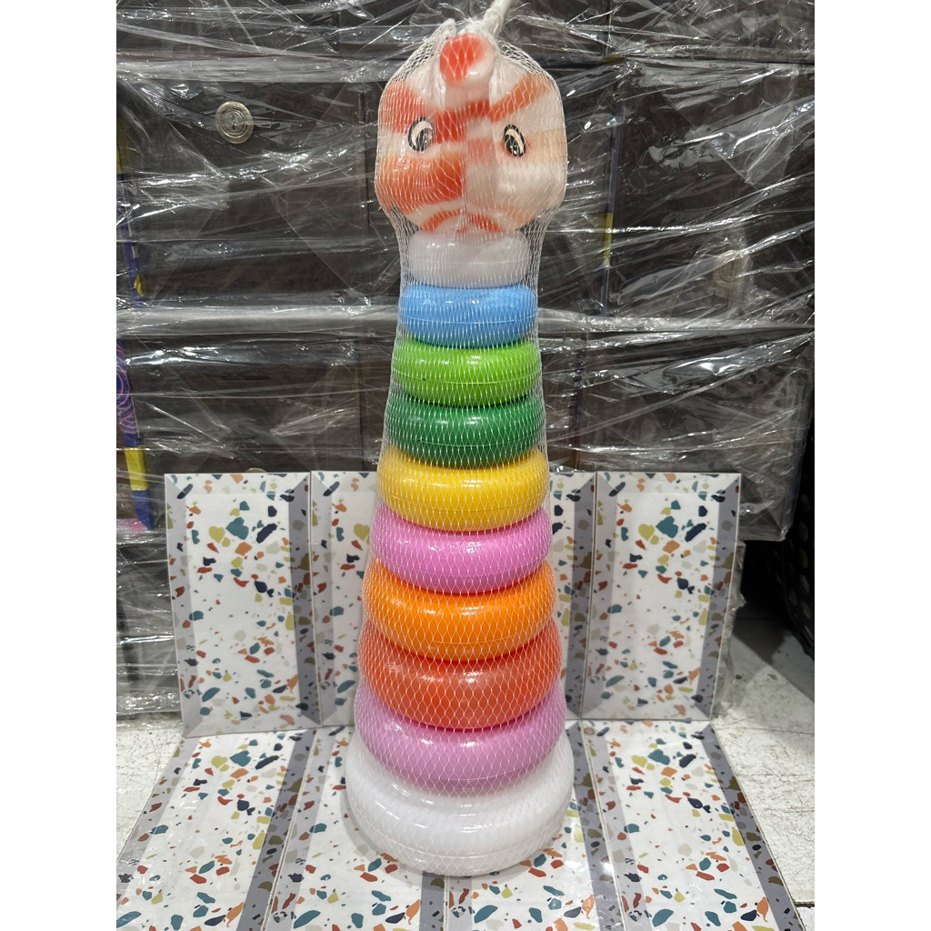 [COD] MAINAN DONAT SUSUN GAJAH UKURAN JUMBO