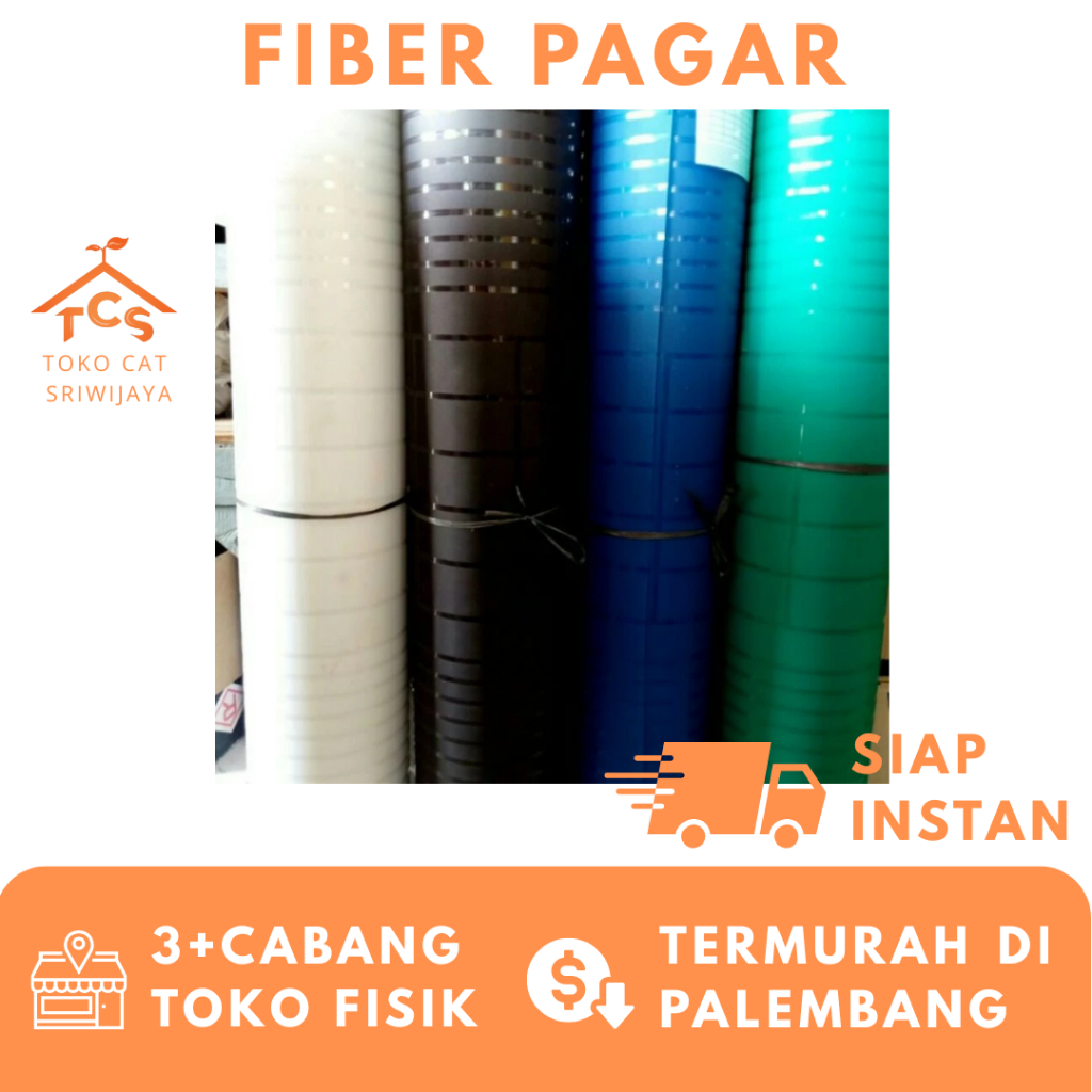 Fiber Pagar / Pagar Fiber / Papan Fiber Per Meter