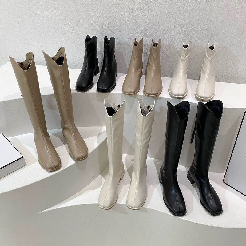 READY STOCK | Avon Boots | Sepatu Boots Panjang Wanita | Latenue