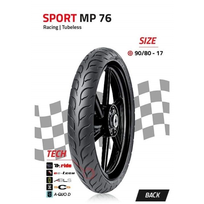 BAN MOTOR FDR SPORT MP 76 90/80-17 TUBELESS