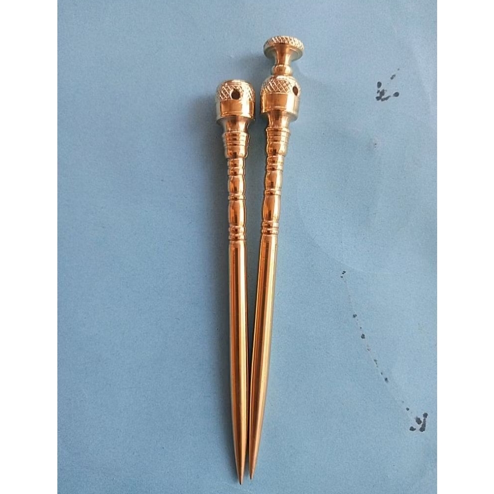 tumang pancang tekukur/balam full kuningan anti karat