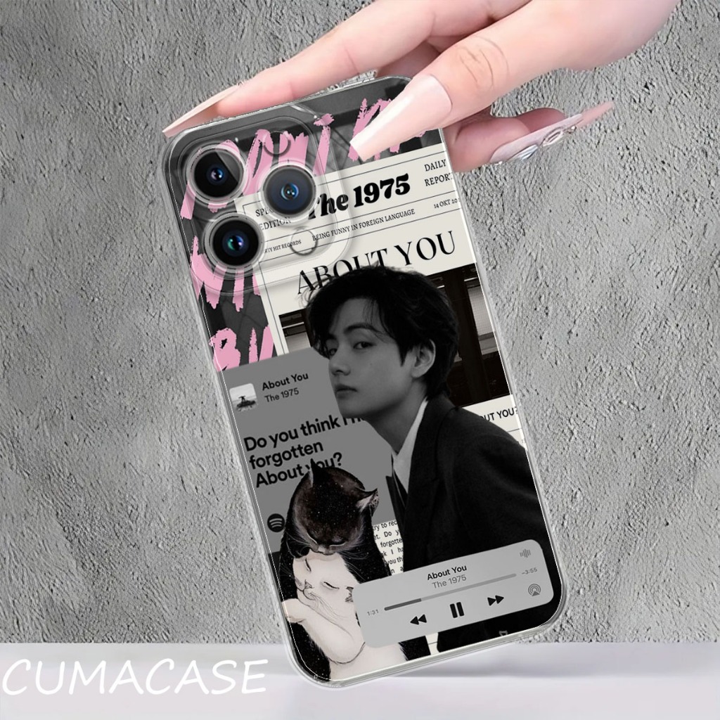 Casing BTS untuk hp Realme C65 10 Realme C55 C35 C33 C31 C30 C30S Realme C11 2021 C20 C15 C12 C21Y C