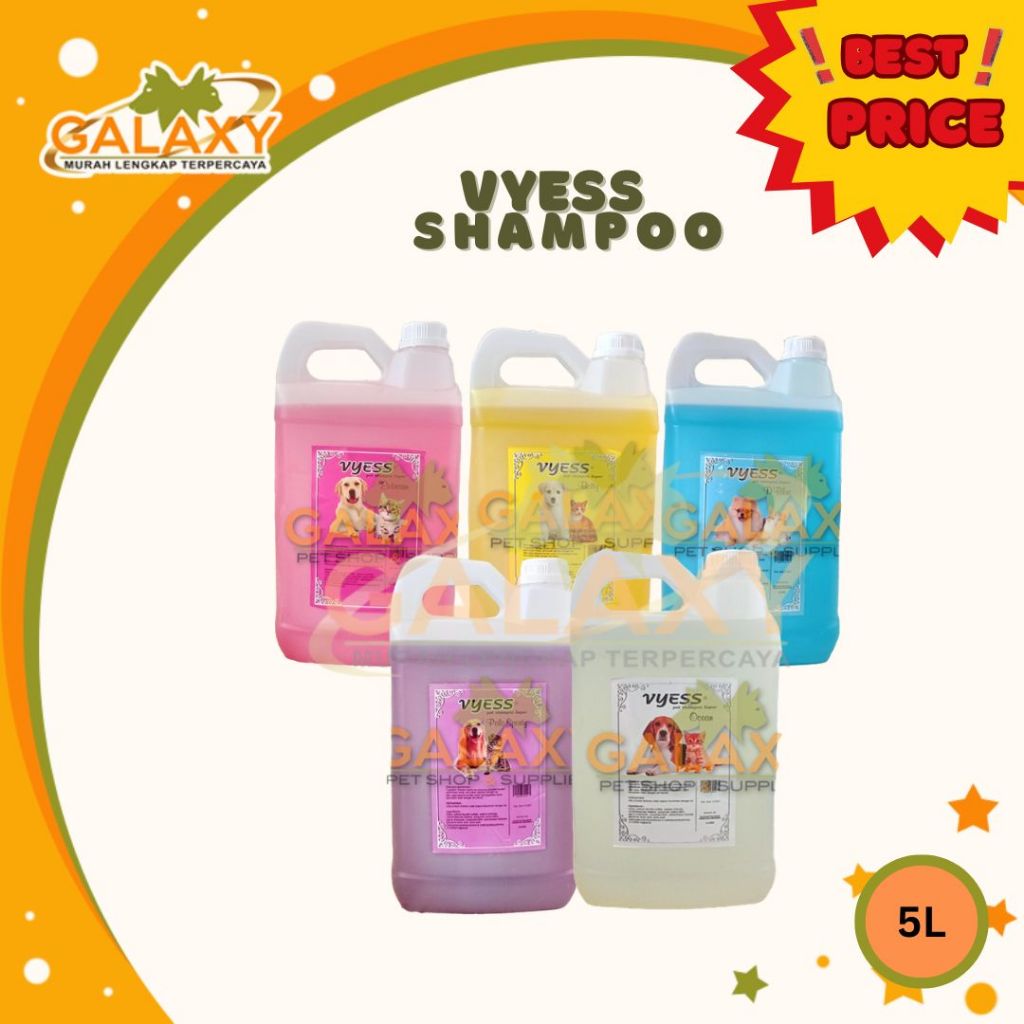 VYESS SHAMPOO PET 5LT (SHAMPOO ANJING KUCING)